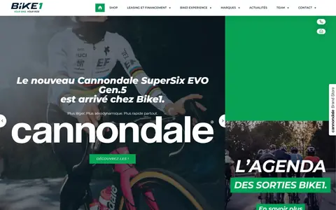 Aperçu du site Bike1