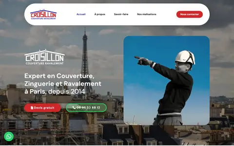 Aperçu du site Croisillon
