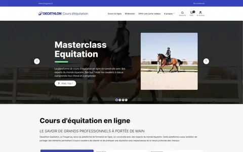 Aperçu du site Decathlon